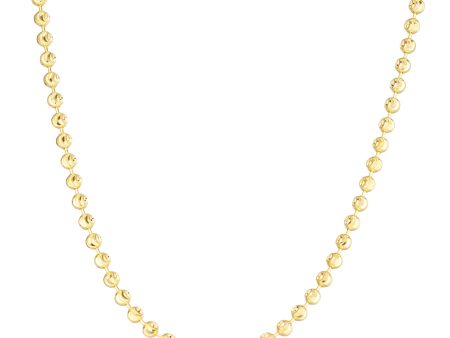 14K 3mm Moon Chain Discount