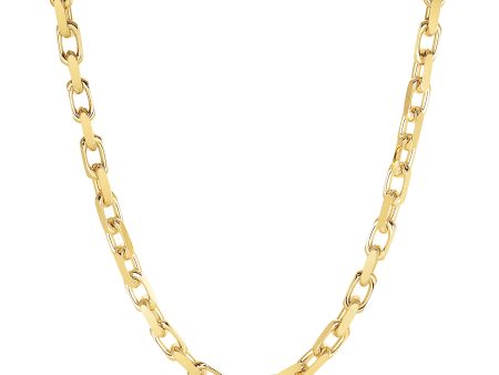 14K 6.1mm French Cable Chain For Cheap