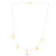 14K Gold Trend Charm Dangle Bracelet Fashion