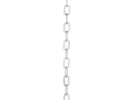 Sterling Silver Italian Link Paperclip Chain Online now