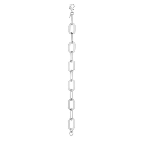 Sterling Silver Italian Link Paperclip Chain Online now