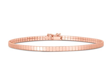 14K Brick Omega Bracelet Sale