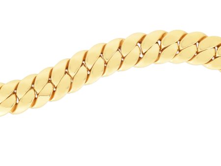 14K Gold 14mm Miami Cuban Bracelet on Sale