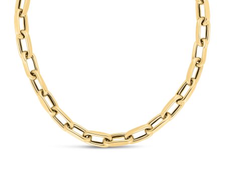 14K 9mm French Cable Fancy Link Chain Online Sale