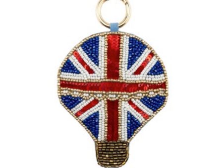 Grace & Glory Beaded Bag Charm Union Jack Balloon Online