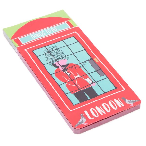 London Adventures Magnetic To Do List Notepad by Milly Green Supply