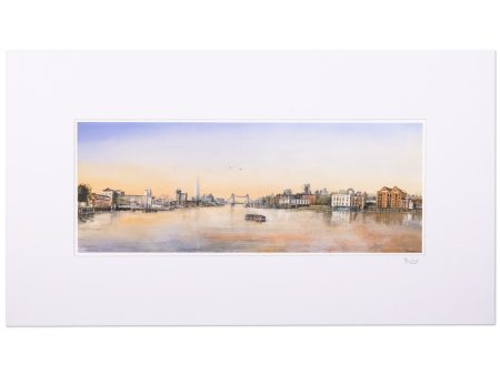 Ed Bucknall Tower Bridge Panoramic Giclee Print For Cheap