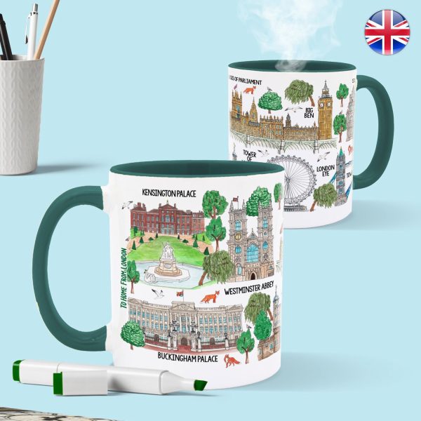 To Home From London - Mug - London Landmarks Online Hot Sale