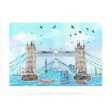 Josie Shenoy Tower Bridge Bus Jump Print Supply