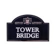 Tower Bridge Sign Chrome Fridge Magnet For Sale