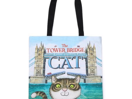 The Tower Bridge Cat Tote Bag For Cheap