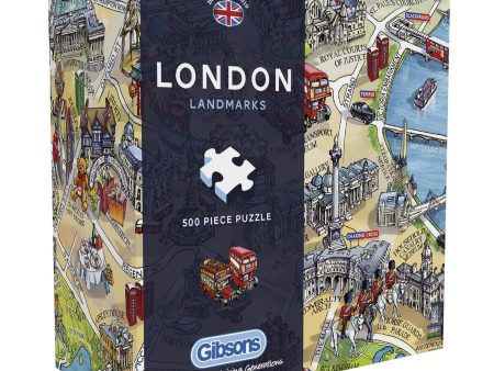 Gibsons London Landmarks 500 Piece Puzzle Online