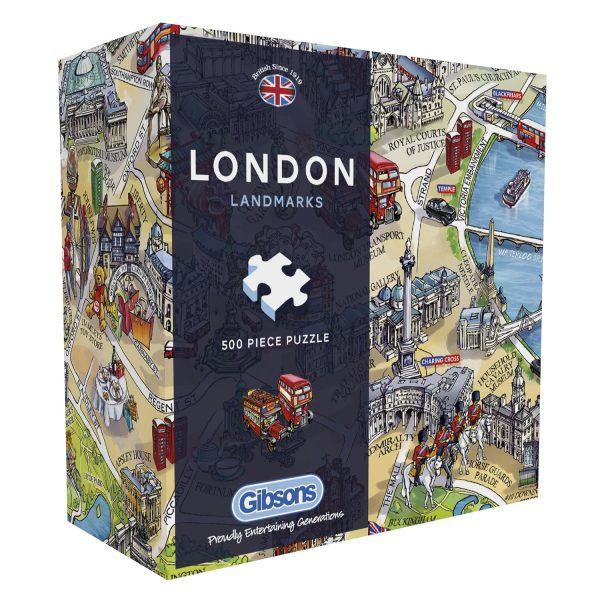 Gibsons London Landmarks 500 Piece Puzzle Online