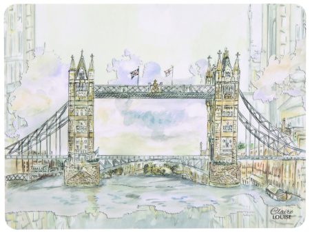 Claire Louise Tower Bridge Placemat For Sale