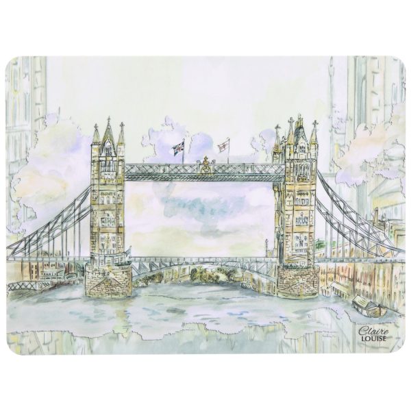 Claire Louise Tower Bridge Placemat For Sale