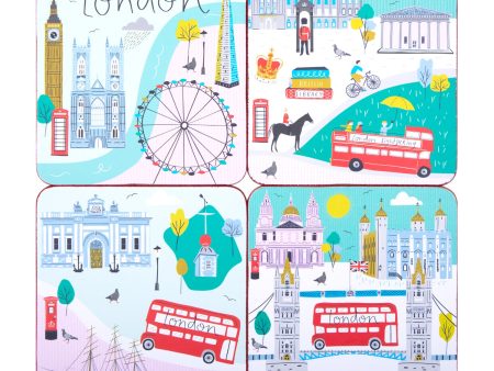 Jessica Hogarth London Set of Four Coasters Online