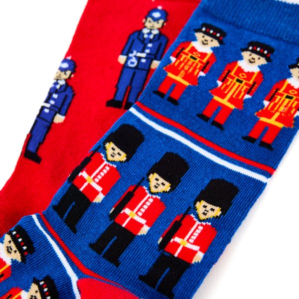 Urban Eccentric Socks Police Guard Two Pack For Discount