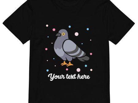 Personalised Custom Text - Organic Cotton Kids T-Shirt - London Doodles - Pigeon Online Sale