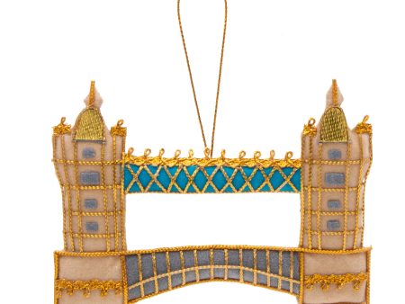 Tower Bridge Stitched Christmas Decoration Hot on Sale