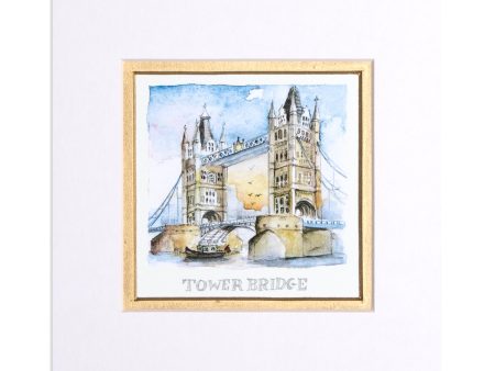 Tower Bridge Mounted Print by Little England Online