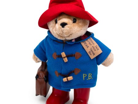 Paddington with Boots & Suitcase Soft Toy - Large 34cm Supply