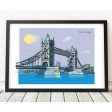 Rocket68 Tower Bridge A4 Print Hot on Sale