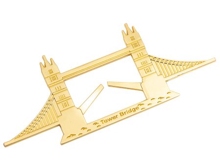 Tower Bridge Gold Chrome Fridge Magnet Supply