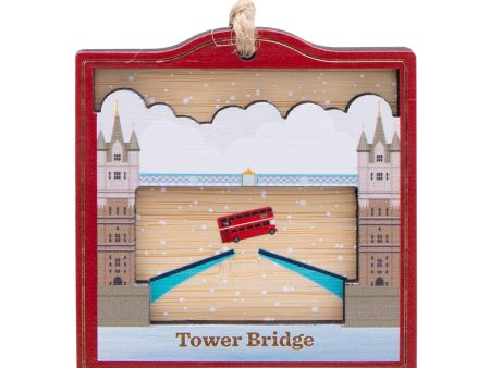 Tower Bridge Bus Jump Decoration Online Hot Sale