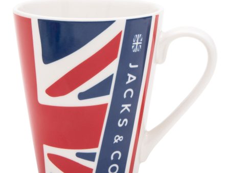 Jacks & Co Union Jack Latte Mug Discount