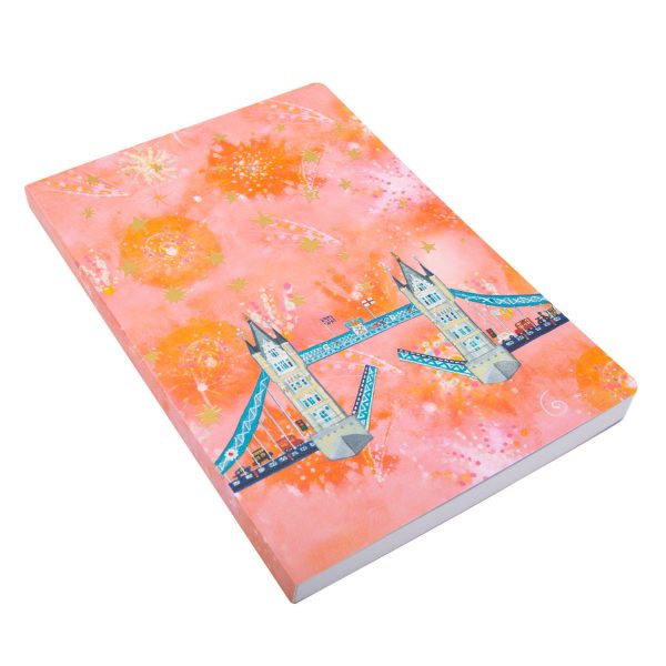 Lucy Loveheart Fireworks Bridge A5 Notebook Supply