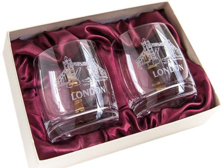 Tower Bridge Whisky Glasses Boxed Set For Discount