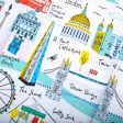 Jessica Hogarth London Map Tea Towel Online Hot Sale