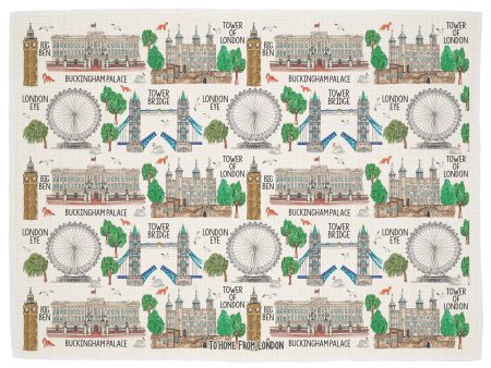 To Home From London - Placemat - London Landmarks Fashion