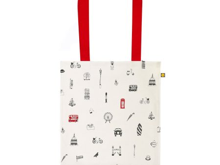 Simply London Canvas Tote Bag by Victoria Eggs Online Hot Sale