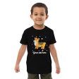 Personalised Custom Text - Organic Cotton Kids T-Shirt - London Doodles - Royal Corgi For Discount