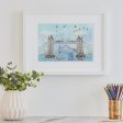 Josie Shenoy Tower Bridge Bus Jump Print Supply