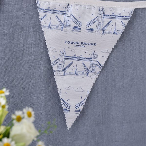 Tower Bridge Cotton Bunting by Victoria Eggs Supply