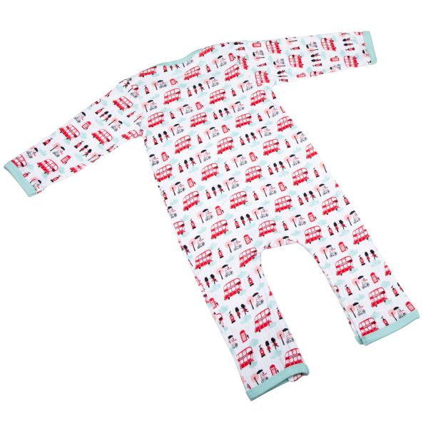 Little Red Bus Baby Romper Discount