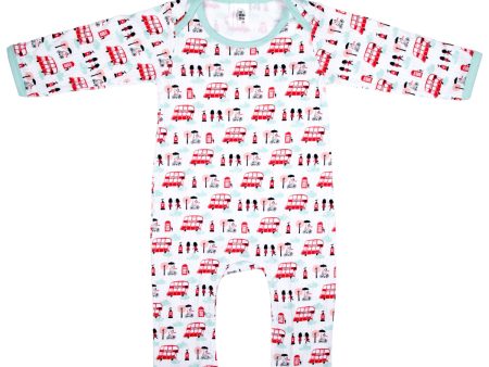 Little Red Bus Baby Romper Discount