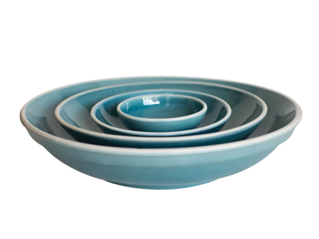 Gerona Pair of small nesting bowls, 12.7 x 3.8cm, Blue Discount