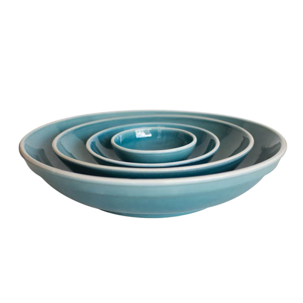 Gerona Pair of small nesting bowls, 12.7 x 3.8cm, Blue Discount