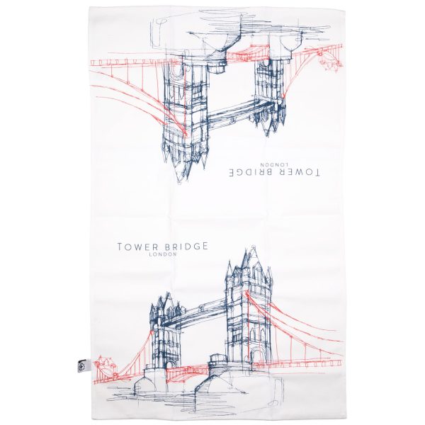 Tower Bridge Line Tea Towel Sale