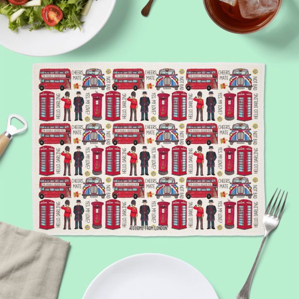 To Home From London - Placemat - British Icons Online