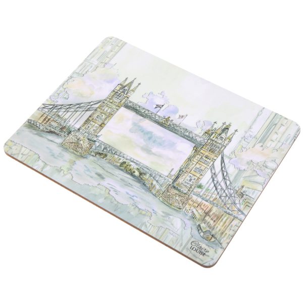 Claire Louise Tower Bridge Placemat For Sale