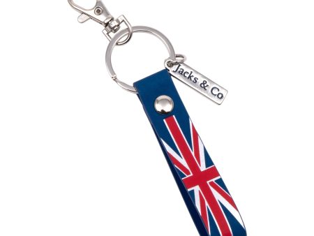 Jacks & Co Union Jack Bag Charm Keyring Fashion