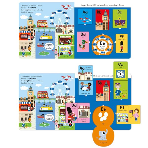 My First London Alphabet by Marion Billet - I-Spy Flap Book on Sale