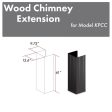 ZLINE 61 in. Wooden Chimney Extension for Ceilings up to 12 ft. (KPCC-E) Discount