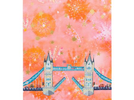 Lucy Loveheart Fireworks Bridge A5 Notebook Supply