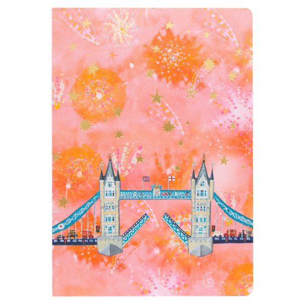 Lucy Loveheart Fireworks Bridge A5 Notebook Supply