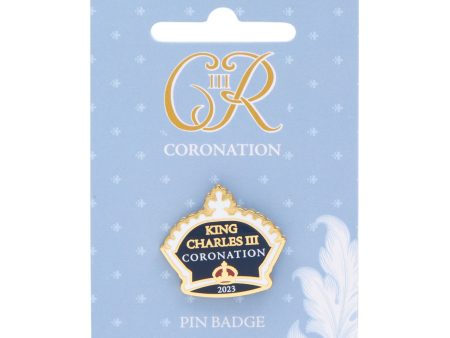 King Charles III Coronation Regalia Pin Badge Hot on Sale